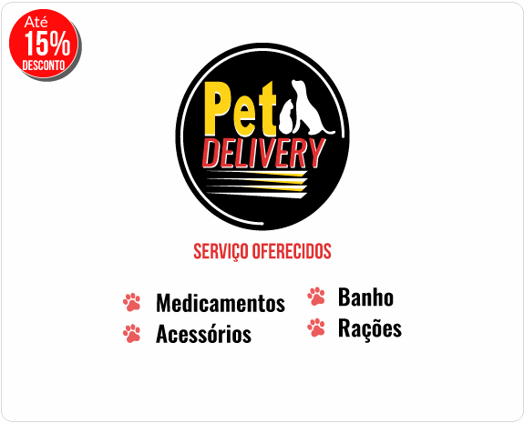 Pet Delivery – Até 15% de Desc.