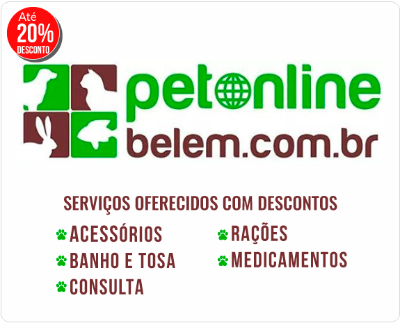 Pet Online – Até 20% Desc.
